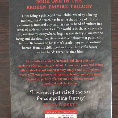 The Broken Empire Trilogy by Mark Lawrence like new, English