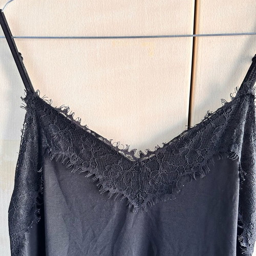 Lace blouse Zara black like new, size S
