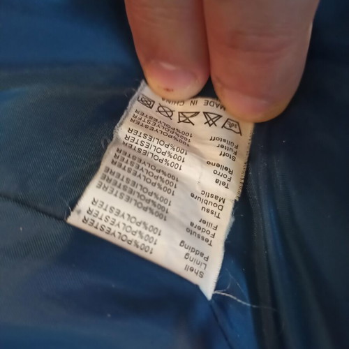 Ellen Rose Quilted Jacket used, women's XXL, blue