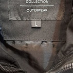 Celestino jacket large like new, black