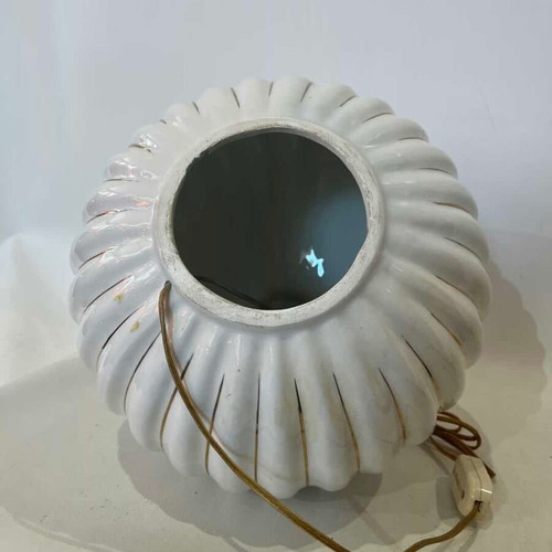 Vintage porcelain Mid Century table lamp 34x23 cm