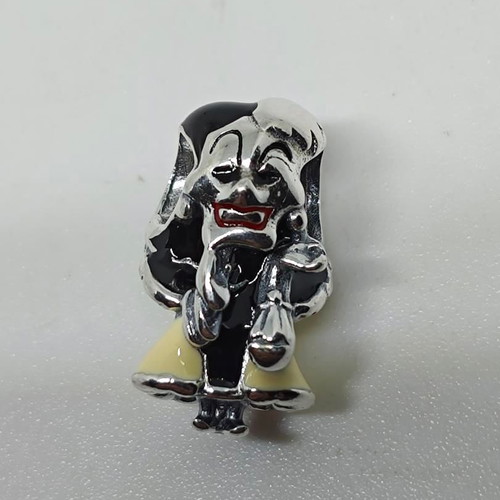 Cruella de Vil Silver Charm like new with collectible details