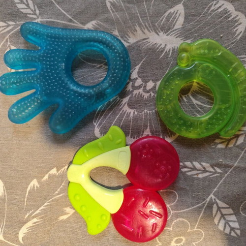 Baby teething set used, pack of 3