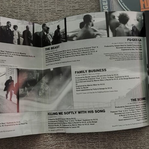 Fugees The Score CD used, EU press, hip-hop