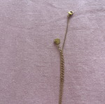 Necklace stainless steel like new, does not tarnish