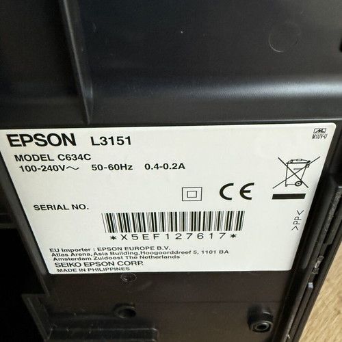 Epson EcoTank L3151 multifunction printer like new, Wi-Fi