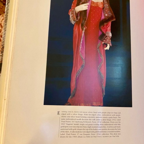 Paul Poiret monograph used, 1987 edition, English