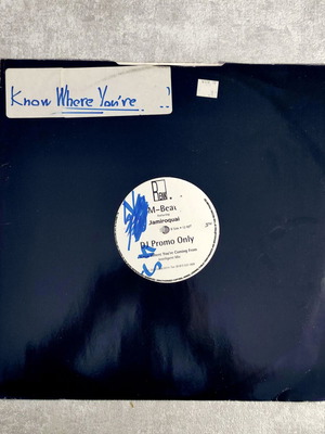 M-Beat Featuring Jamiroquai Know Where You're Coming From 12'' Vinyl Promo used