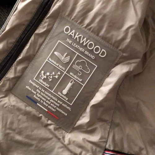 Oakwood women's jacket like new, brown, size M