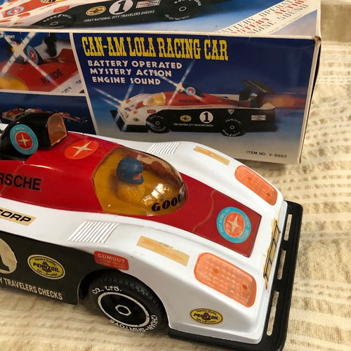 Large Formula Porsche collectible toy like new from the 80s