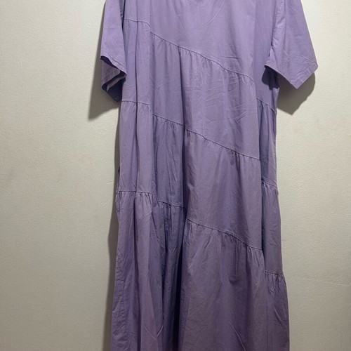 Women's violet dress with pockets like new