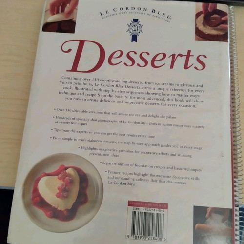 Desserts Le Cordon Bleu used