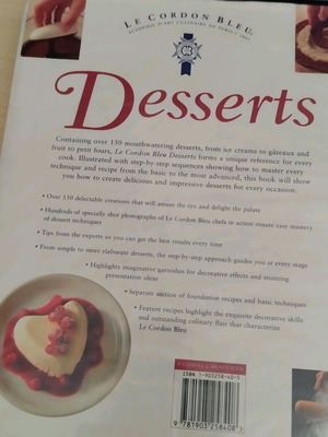 Desserts Le Cordon Bleu used