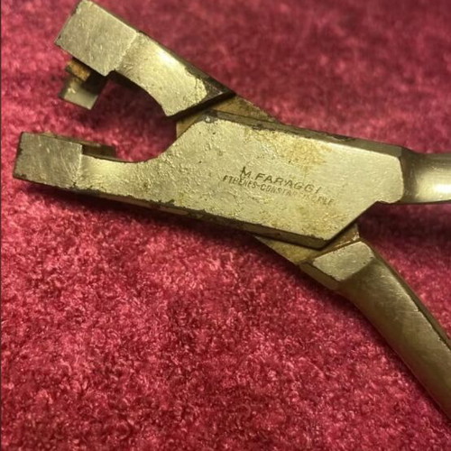 Moris Faratzi dental tool used, rare historic Greek company