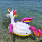 Inflatable unicorn float