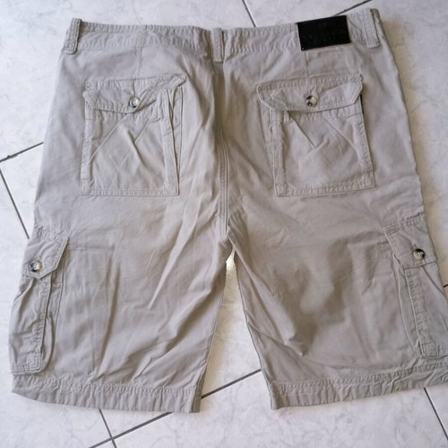 Navy & Green men's cargo shorts No 38 like new, beige