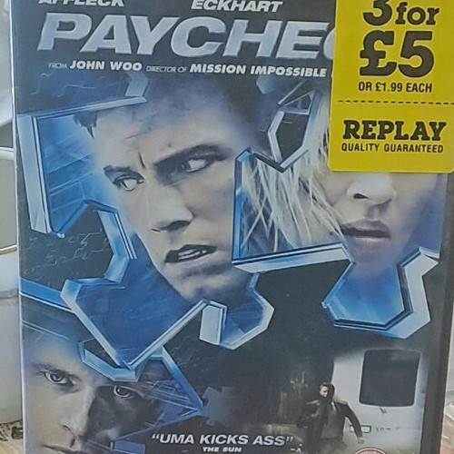 Paycheck DVD new, authentic movie