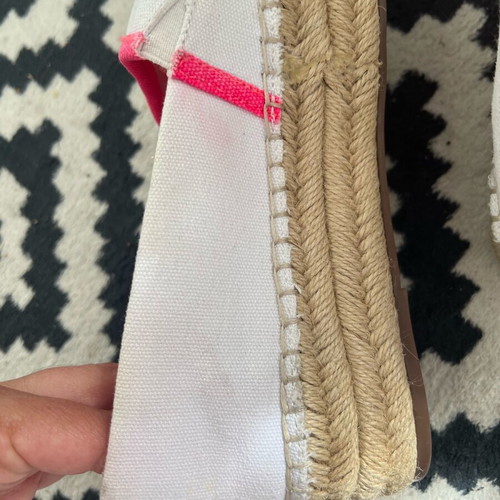 Karl Lagerfeld espadrilles like new, white, size 38