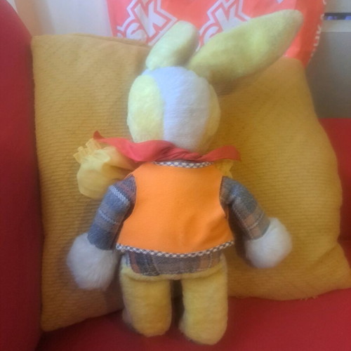 El Greco vintage collectible stuffed bunny used