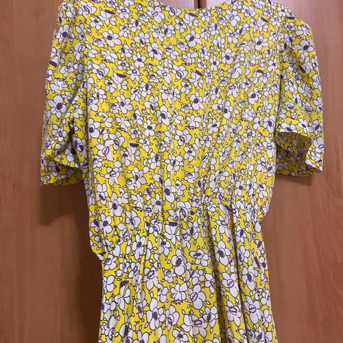 Orion London floral dress new, medium size, white and yellow