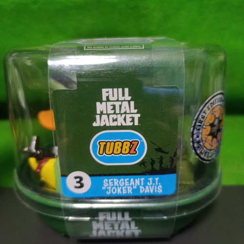 Tubbz Full Metal Jacket First Edition Sgt J.T. Joker Davis bath duck figure