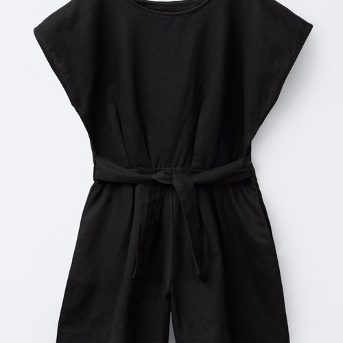 Zara short jumpsuit new for girl 6-7 years black