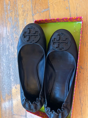 Μπαλαρίνες Tory Burch μεταχειρισμένες, σκούρο μπλε, μέγεθος 40