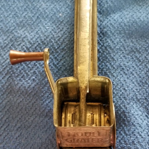 Mouli vintage cheese grater used, made in France