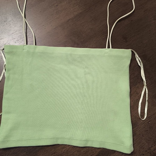 Zara green crop top new without tags, size S