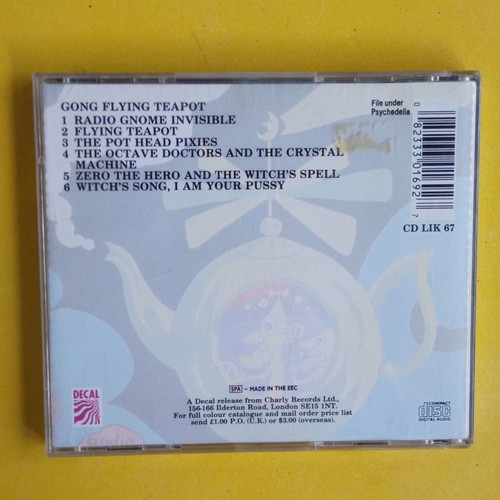 Gong Flying Teapot CD used, progressive