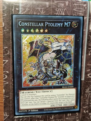 Constellar Ptolemy M7 Secret Rare card like new with Ultra Pro sleeve