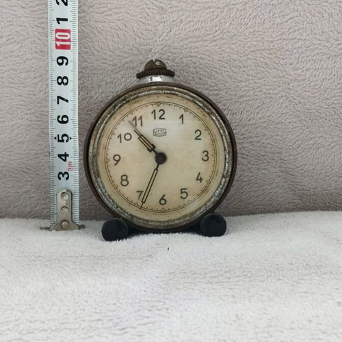 Ruhla alarm clock used, analog table, not working