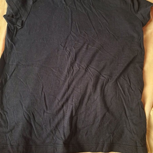 Polo kids t shirt dark blue with letters and flowers, very breathable fabric