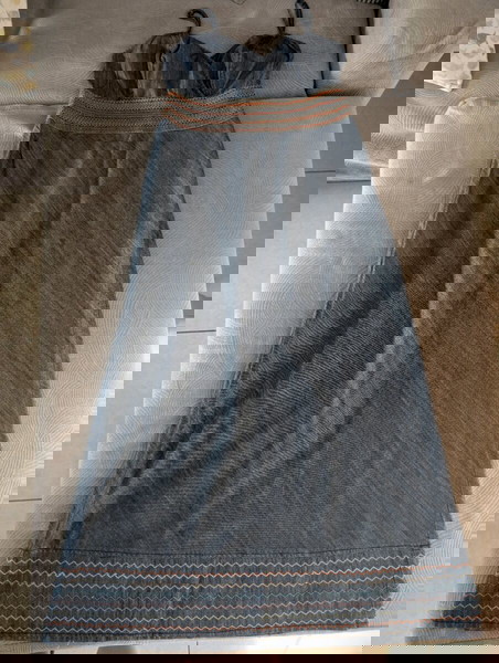 Denim maxi Φόρεμα medium