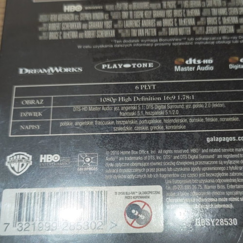 The Pacific Blu-ray metal case with Greek subtitles new