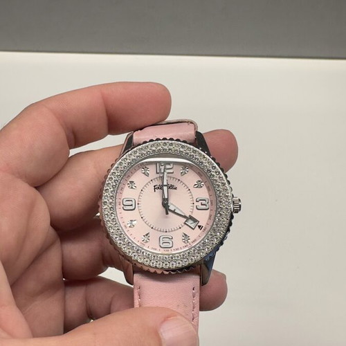 Folli Follie women's watch pink like new, battery needed