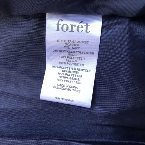Foret Taiga Jacket men's winter used, size L, blue