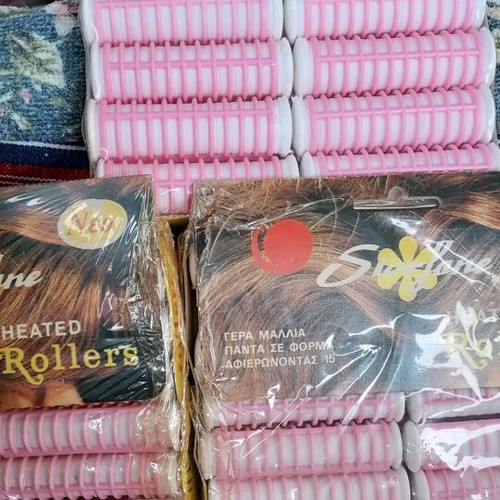 Heated hair rollers new, unused, various sizes