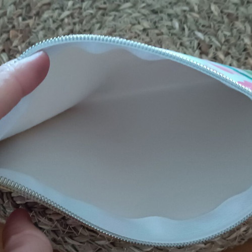 Polka Dot Toiletry Bag like new, synthetic multicolor