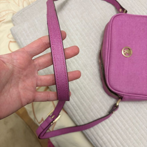 USPS Polo crossbody bag 24.5 x 19 x 7 pink like new