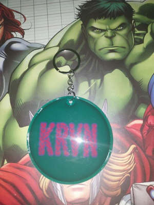 Karavan keychain, green