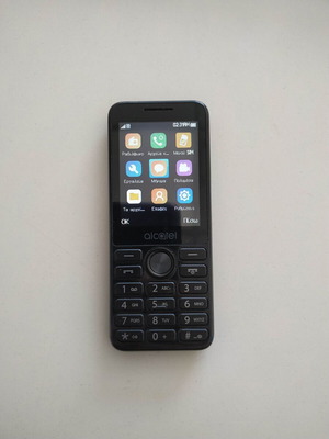 Alcatel 2003D Dual SIM τηλέφωνο σαν καινούργιο, σκούρο γκρι, οθόνη QVGA