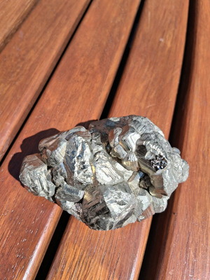 Pyrite used 300 grams with cubes
