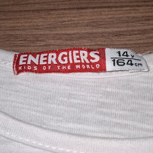 Energiers blouse with straps and cords, white, like new