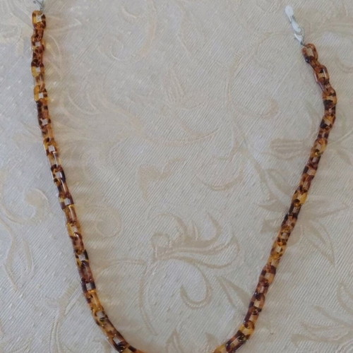 Brown glasses chain new
