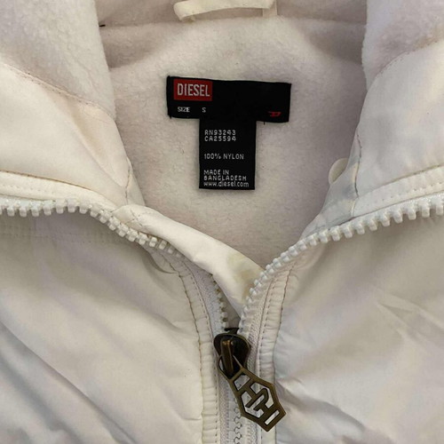 Diesel puffer vest women's small used, white
