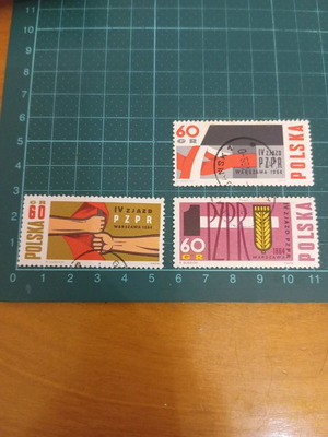 Poland stamps 1964 like new, 4th Meeting of Polish United Workers Party