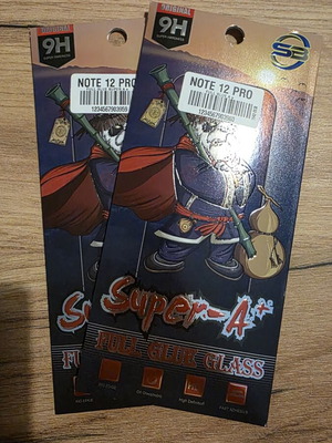 Tempered glass Redmi Note 12 Pro like new, pack of 2