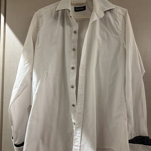 Men's white dress shirt, size S