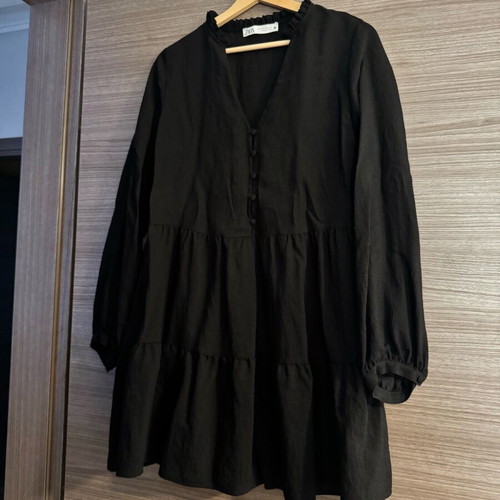 Zara dress new, black, loose fit, size XS